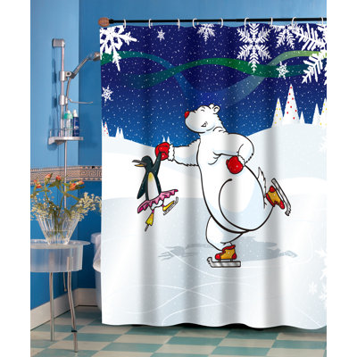 Rideau de douche simple Ice Dancers