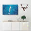 Dolphin Leading The Way Painting - Wrapped Canvas-56661222