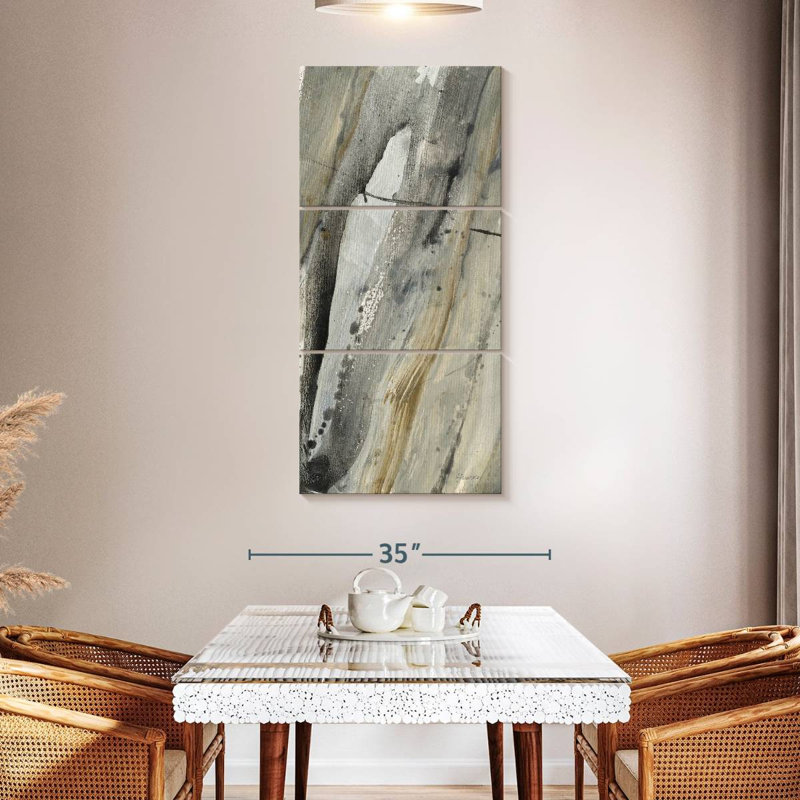 Riverbank I, 52" H x 24" W
