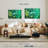Avery Green Gold Abstract-107682340