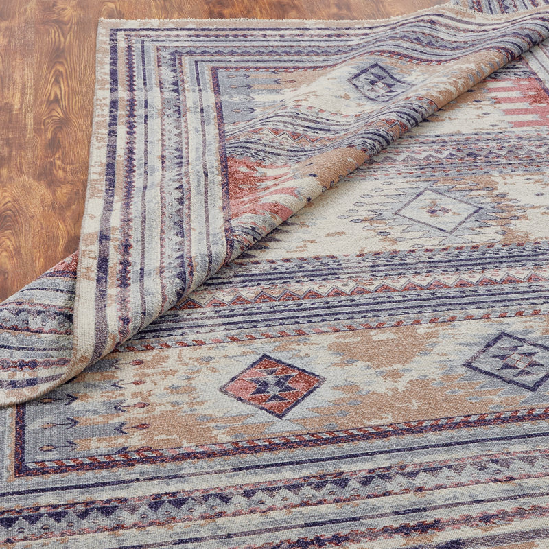 Zahara Hand Knotted Wool Area Rug, Rectangle 10' x 14'