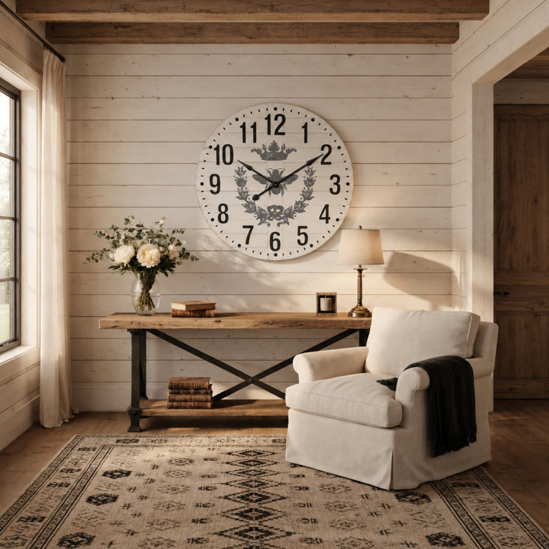 Wood Analog Wall Clock