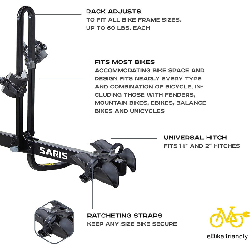 Steel Surface Mounted Bike Rack