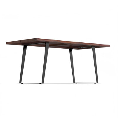 Delta Dining Table In Dark Walnut