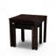 Ensemble de 2 tables gigognes en eucalyptus