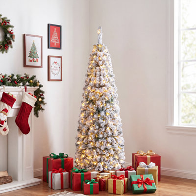 Sapin de Noël illuminé en pin de 1,80 m