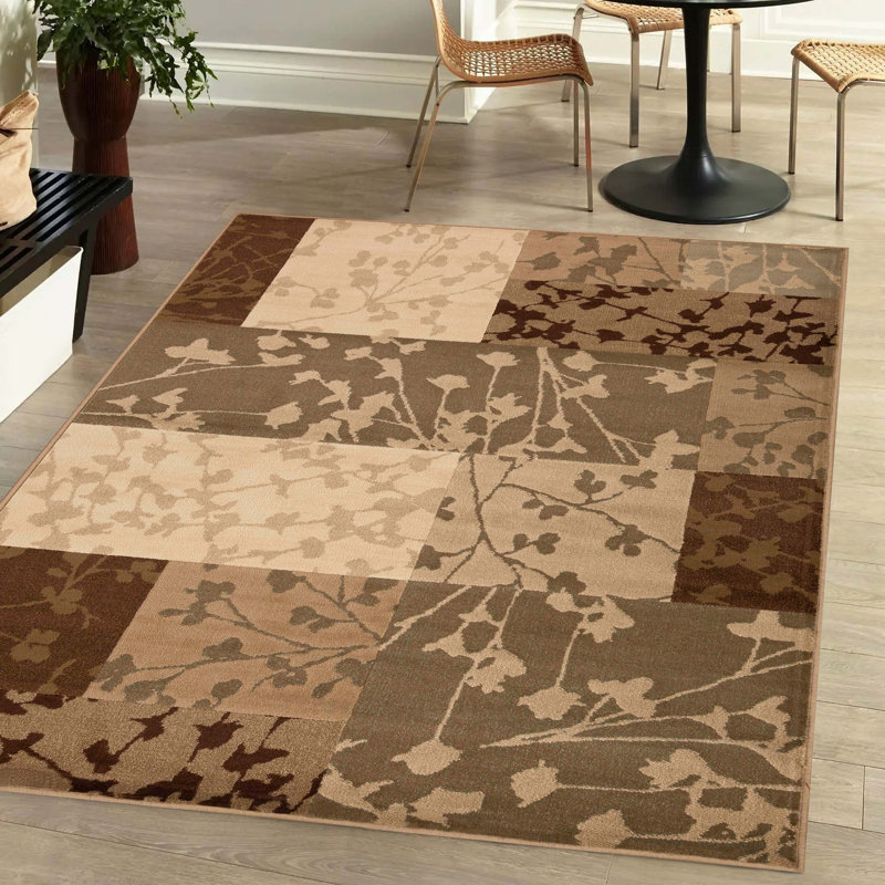 Tapis d'intérieur tissé à la main Maris, Rectangle de 5 pi x 8 pi