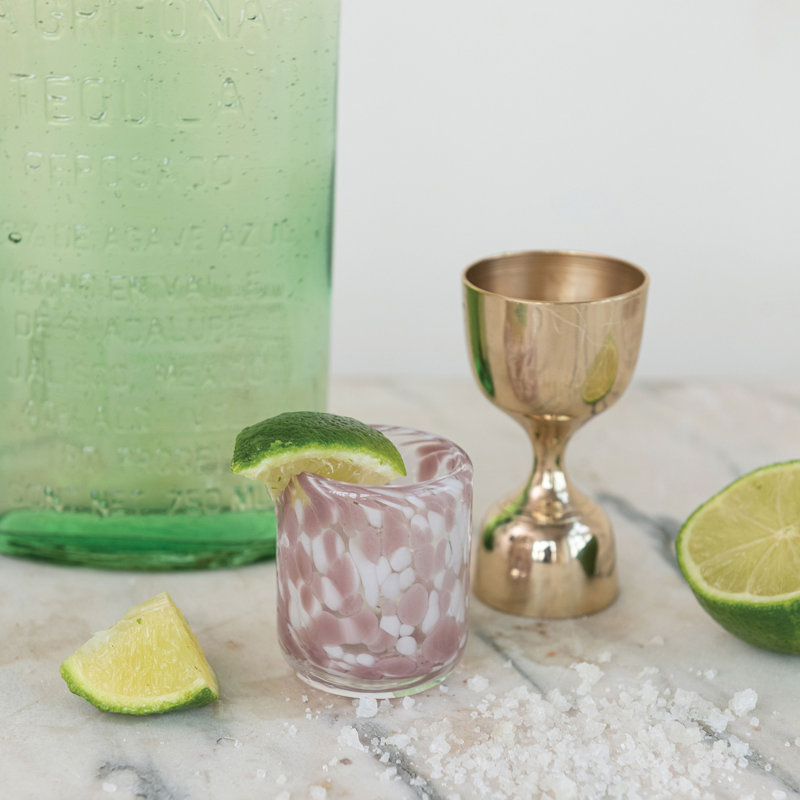 1-Ounce/2-Ounce Brass Double Sided Cocktail Jigger