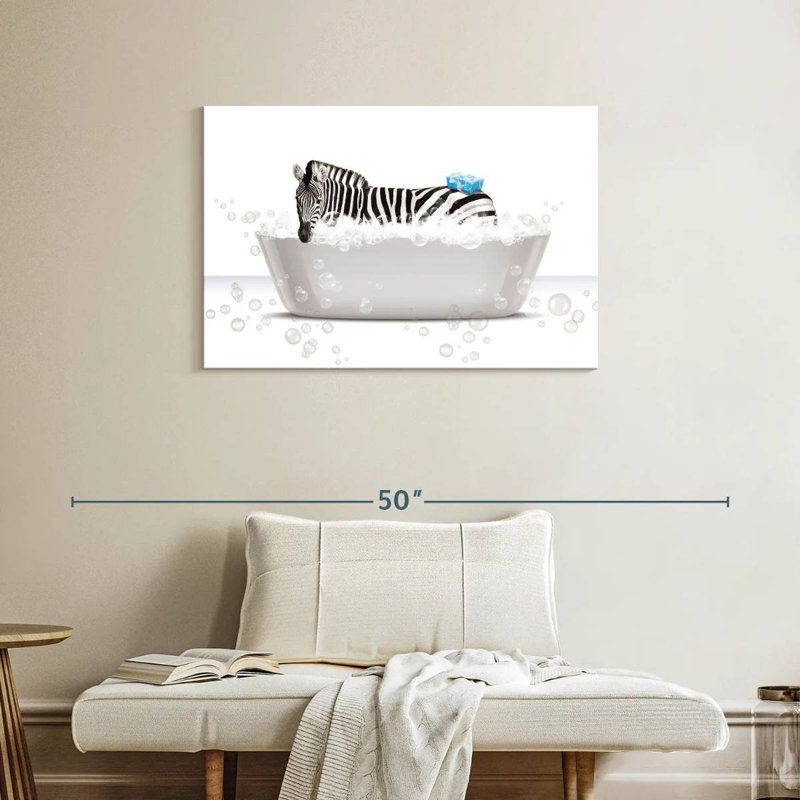 Baignoire Brampt Zebra, H 24 po x l 36 po