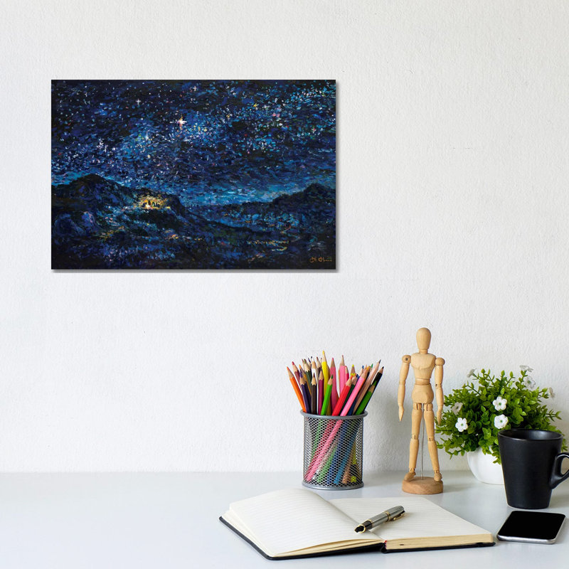 Nativity 1 Piece Wrapped Canvas Painting, 20.32 cm H x 30.48 cm W