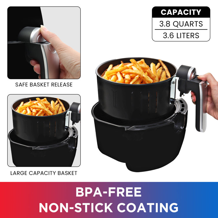 8l Large Capacity Touch Control Intelligent Electric Air Fryer