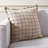  20x20 Linen Pillow in Natural/Black
