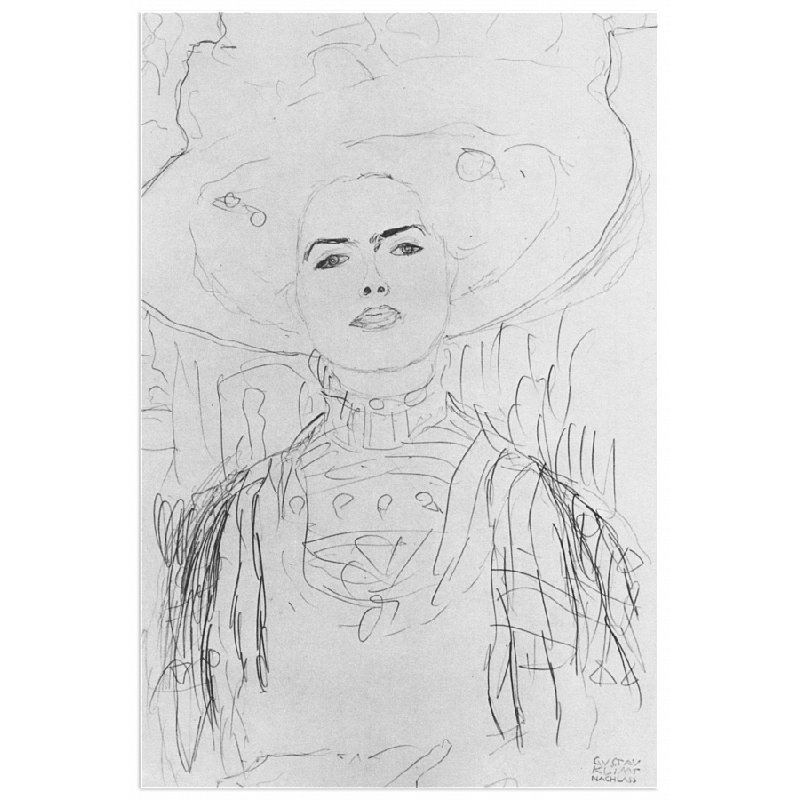 Gustav Klimt - Wrapped Canvas Print, 90cm H x 60cm W x 1.8cm D