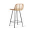 Broomall Counter Stool with Metal Frame