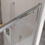 Feora 760mm W x 1950mm H Pivot Semi-Frameless Tub Door with Clear Glass-36813423