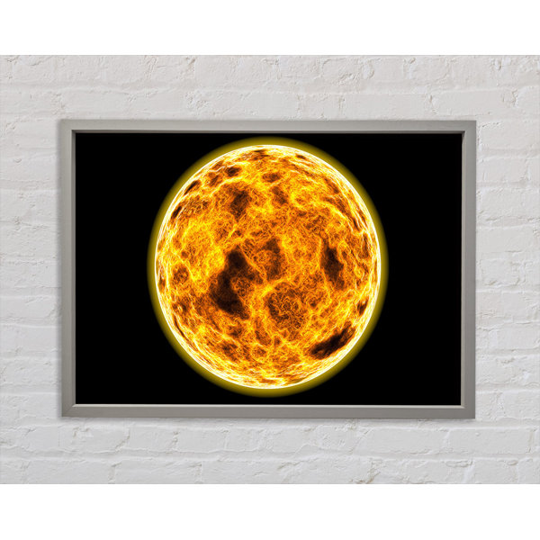 Bright Star The Core Of The Blazing Sun - Single Picture Frame Print on ...