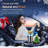 Smart Car Air Freshener & Essential Oil Diffuser - Auto On/Off, USB Rechargeable, Ultrasonic Mist Technology, Black