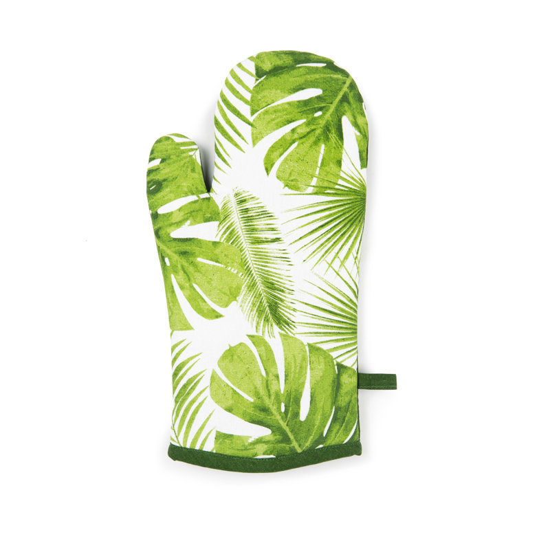 Excelsa Foliage Floral Cotton Oven Mitt
