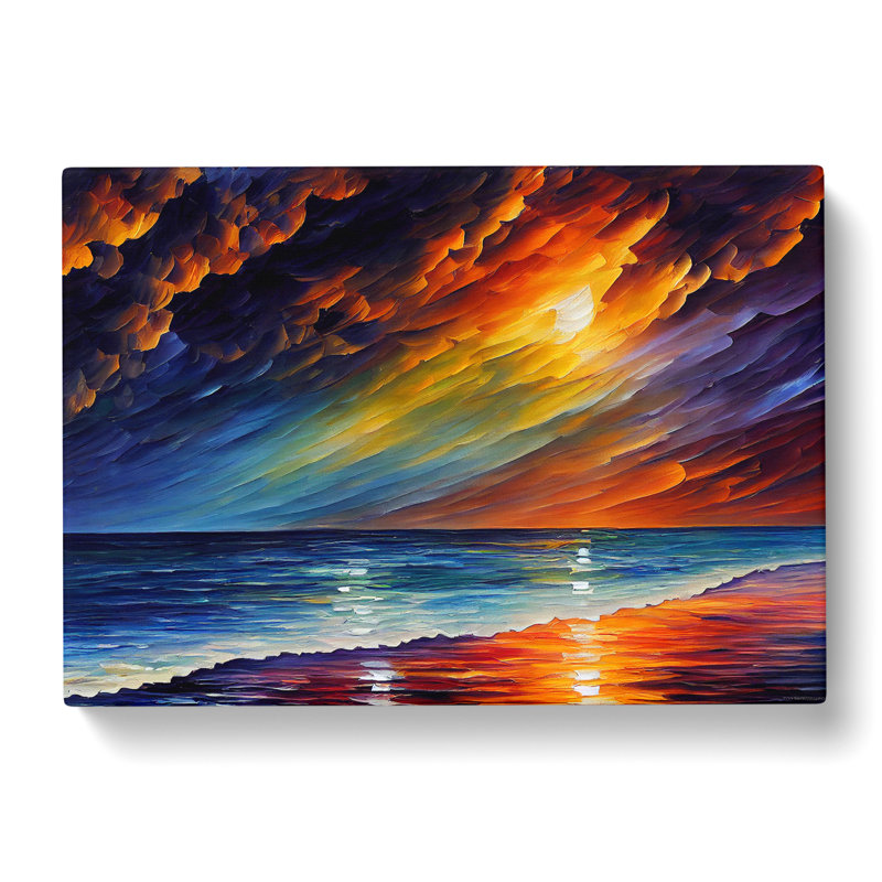 XXX-H1022-WF-2571X Dazzling Ocean Beach Vol.3 - Wrapped Canvas Painting, 40cm H x 60cm W x 3cm D
