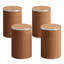 Round Pedestal Dining Table with 4 Stools-648854323