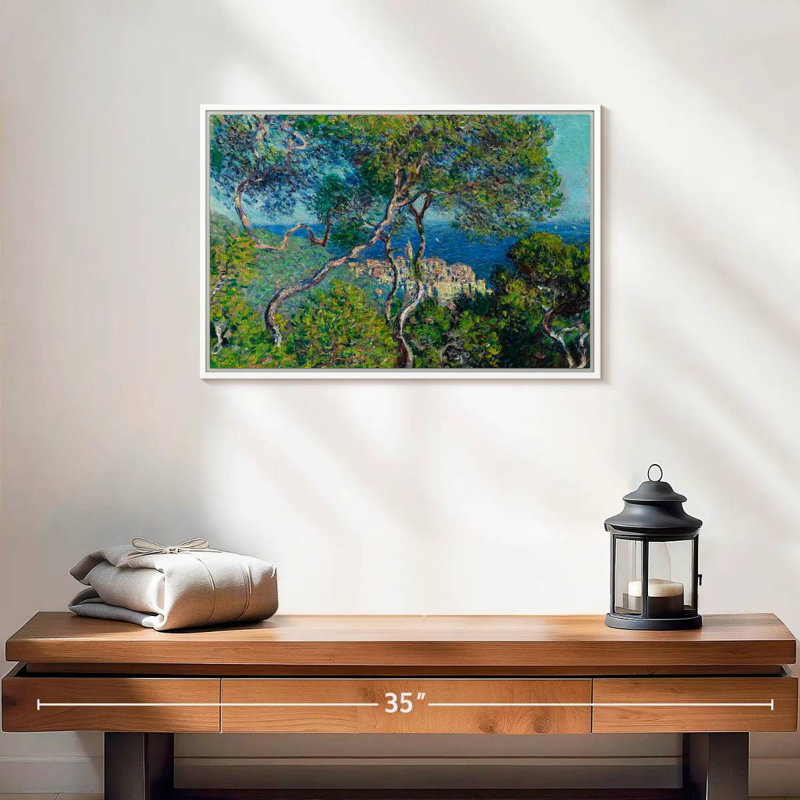 Bordviera 1884, Cadre flottant blanc, 19 po x 13 po