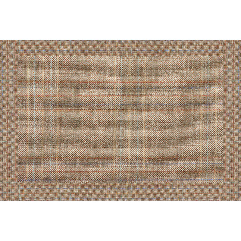 Safeera Vinyl Machine Printed Area Rug, Rectangle 3'3.4" x 4'11.1"