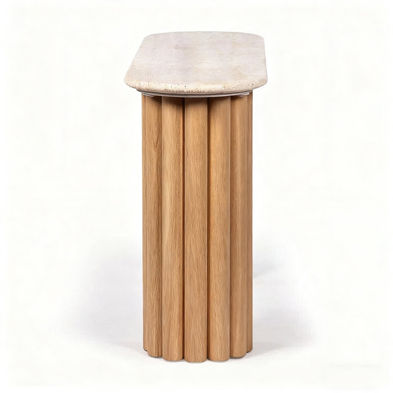 Console Retro Minimalist Art, H 31,5 po x l 55,12 po x P 15,75 po