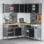 Work Cabinet Set with Drawer with Shelf-1775385229