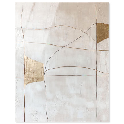 Imprimé acrylique structuré II, décor minimaliste par Art Remedy
