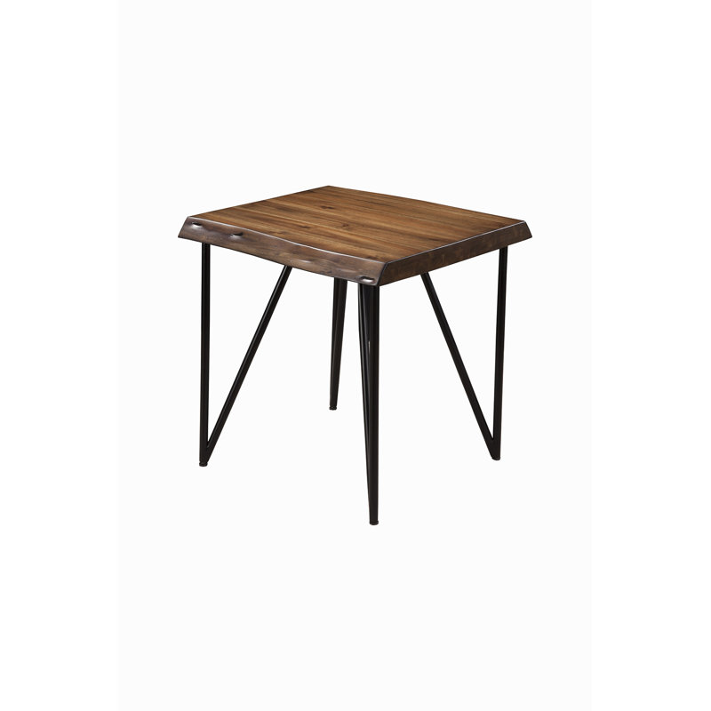 Ikerne Solid Wood Top End Table
