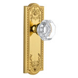 Grandeur Parthenon Plate Passage with Chambord Crystal Door Knob