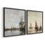 Vintage nAUTICAL IX - impression giclée sur cadre - ensemble de 2-946963366-946963367