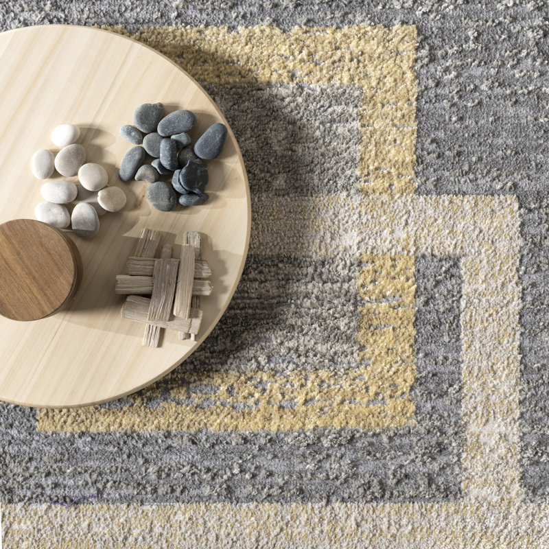 Tapis géométrique transitionnel Rey, Rectangle 5 pi x 8 pi
