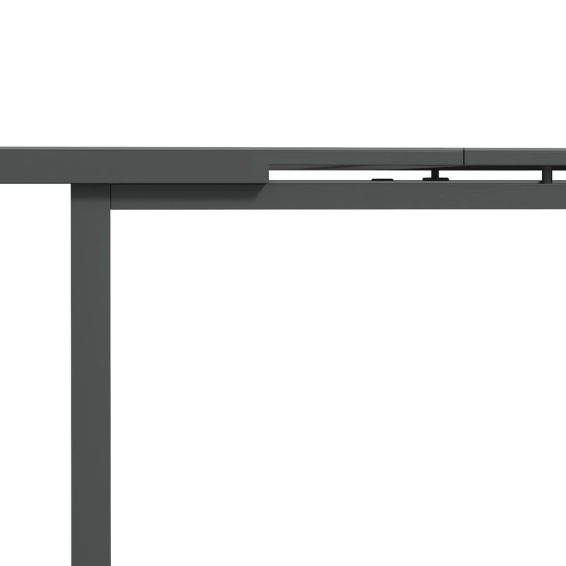 Mettie Rectangular Extendable Outdoor Dining Table , 186cm cm W 100cm cm D