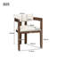 Linen Upholstered Armchair in Beige-1338945347-1338945346
