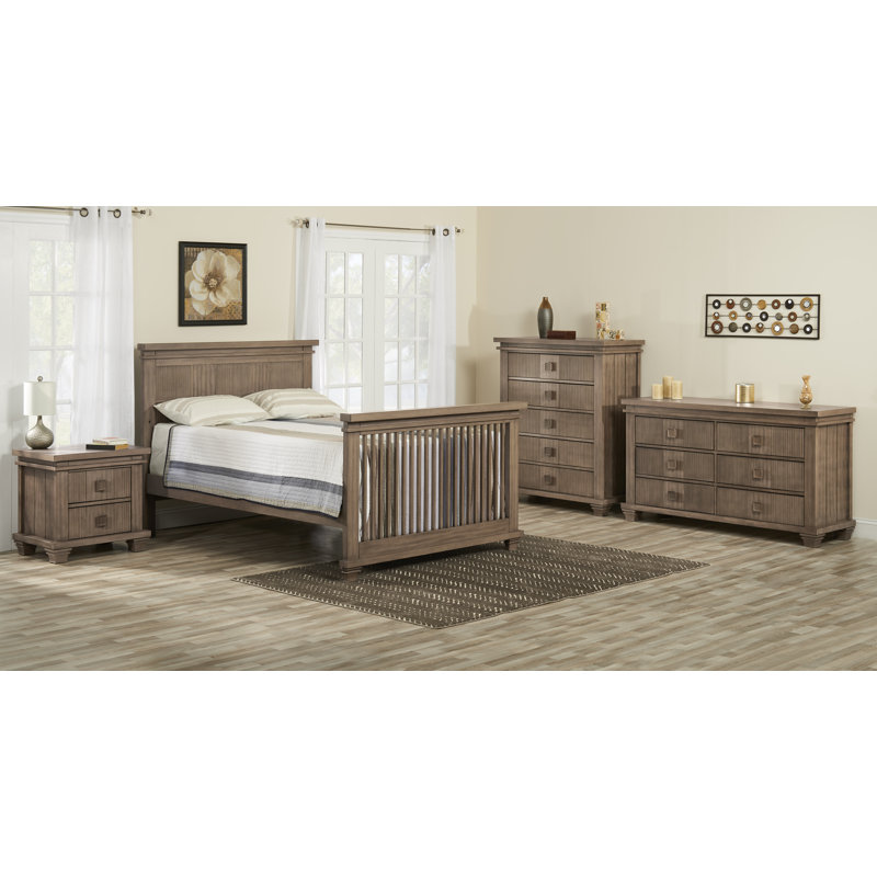 Mayfield 2 Drawer Nightstand, Amber Brown