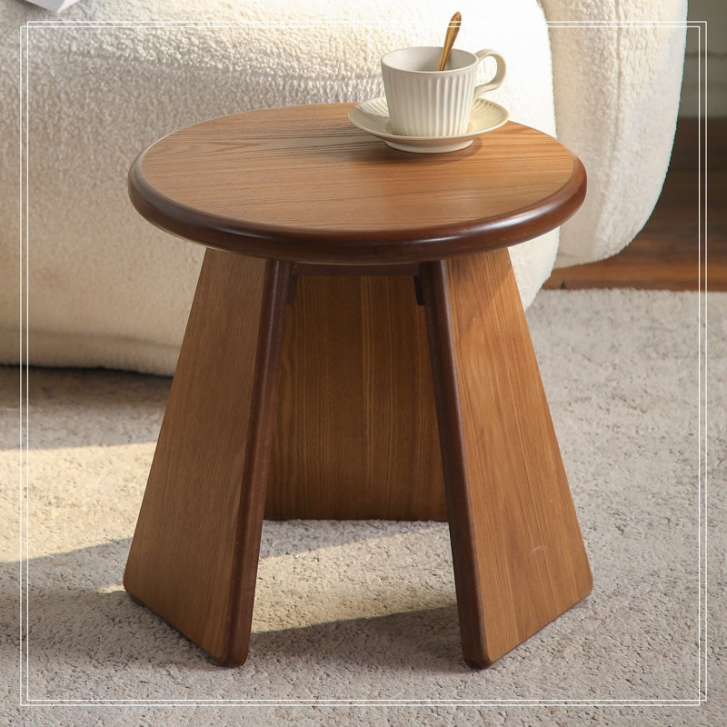 Table d'appoint ronde avec pieds robustes