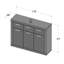 Rahjae 117.9cm Sideboard