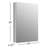 Verdera Recessed or Surface Mount Frameless Medicine Cabinet with 3 Adjustable Shelves-42636870