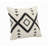 Modern Geometric Tufted Cotton Throw Pillow
