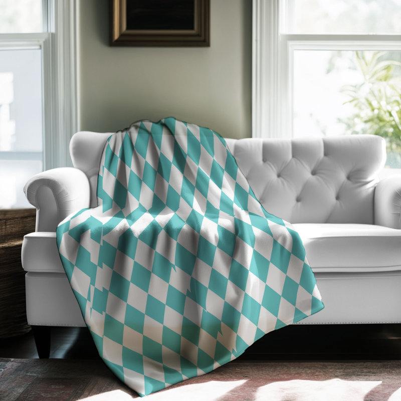 Doux pastel - couverture Sherpa de qualité supérieure 1 pièce, Lit simple