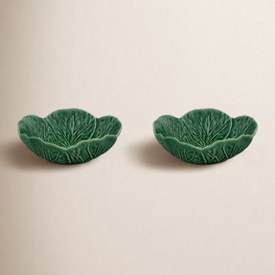 Cabbage Earthenware Soup Bowl