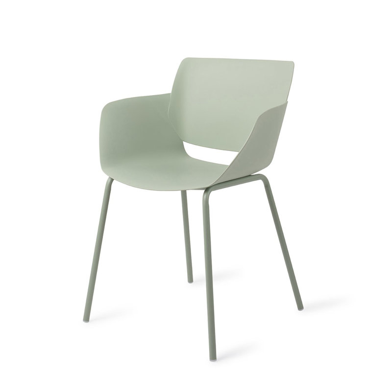 Mahowny Patio Dining Armchair, Grey