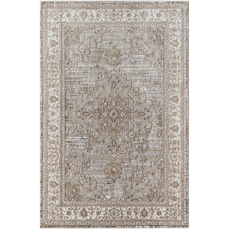 Rectangle Linlin Area Rug, Rectangle 5'3" x 7'