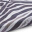 Calandra Faux Zebra Print area rug Printed Animal Skin Black-22703328
