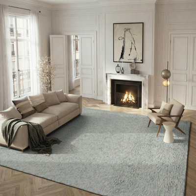 Tapis Casablanca 499 en bleu sarcelle