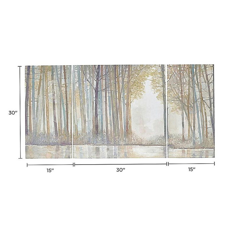 Triptych 3-piece Canvas Wall Art Set