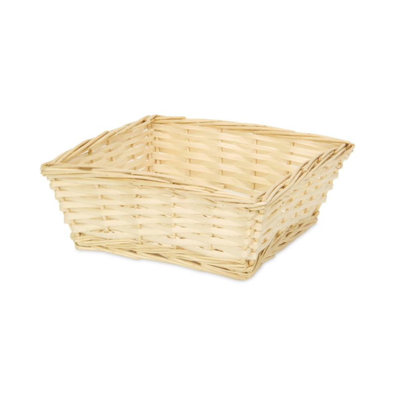 Panier de service en osier, H 4 po x l 11 po x P 11 po