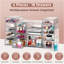 Ensemble de trousses de rangement pour maquillage - 18 tiroirs, 4 bacs de rangement empilables transparents