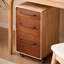 Classeur en bois massif portatif moderne et simple